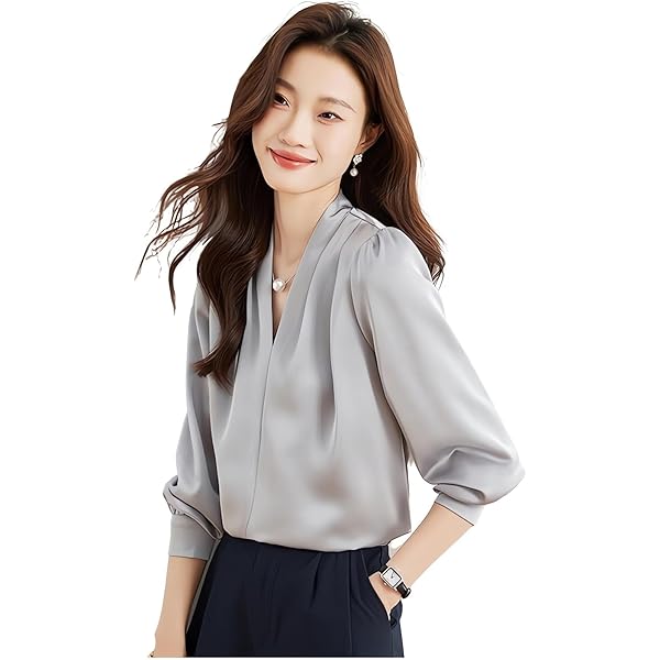 Amazon | [NISSAI] シャツ ブラウス スキッパー レディース